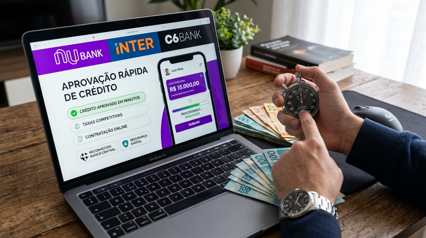 Banco que Libera Empréstimo na Hora: Comparativo de Aprovação Rápida no Pix em 2026